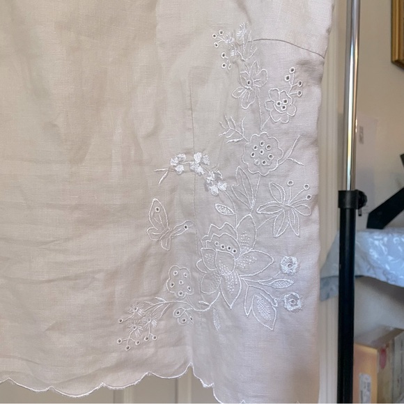 100% linen embroidered top - Picture 2 of 4